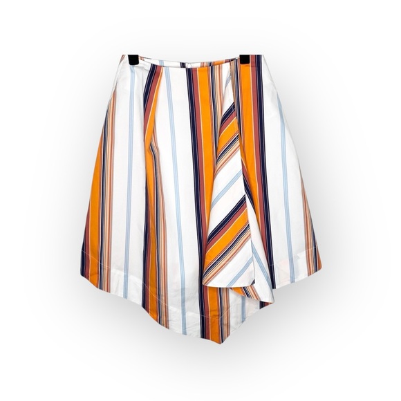 new Habitual ❤︎ Skylar Handkerchief Hem Wrap Skirt ❤︎ Tangerine Stripe ❤︎ 2 ❤︎︎ - Picture 8 of 16